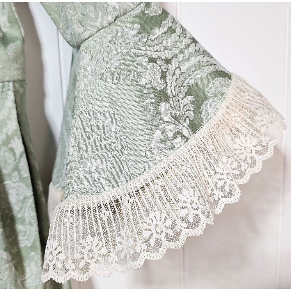 Girls Brocade Regency Aristocrat Dress Gown Handmade Costume Royalcore Ren Faire - Picture 10 of 16